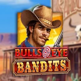 Bulls Eye Bandits slot logo by Origins at Jokery Casino