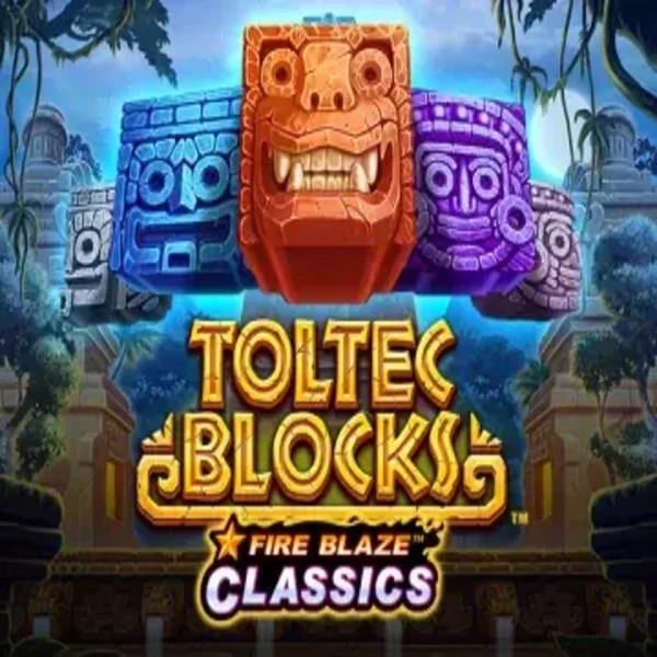 Fire Blaze: Toltec Blocks logo – Slots by Rarestone Gaming at Jokery Casino